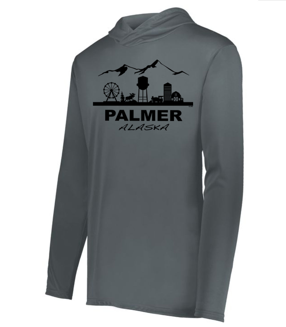 Palmer Skyline Performance Momentum Hoodie Long Sleeve Tee