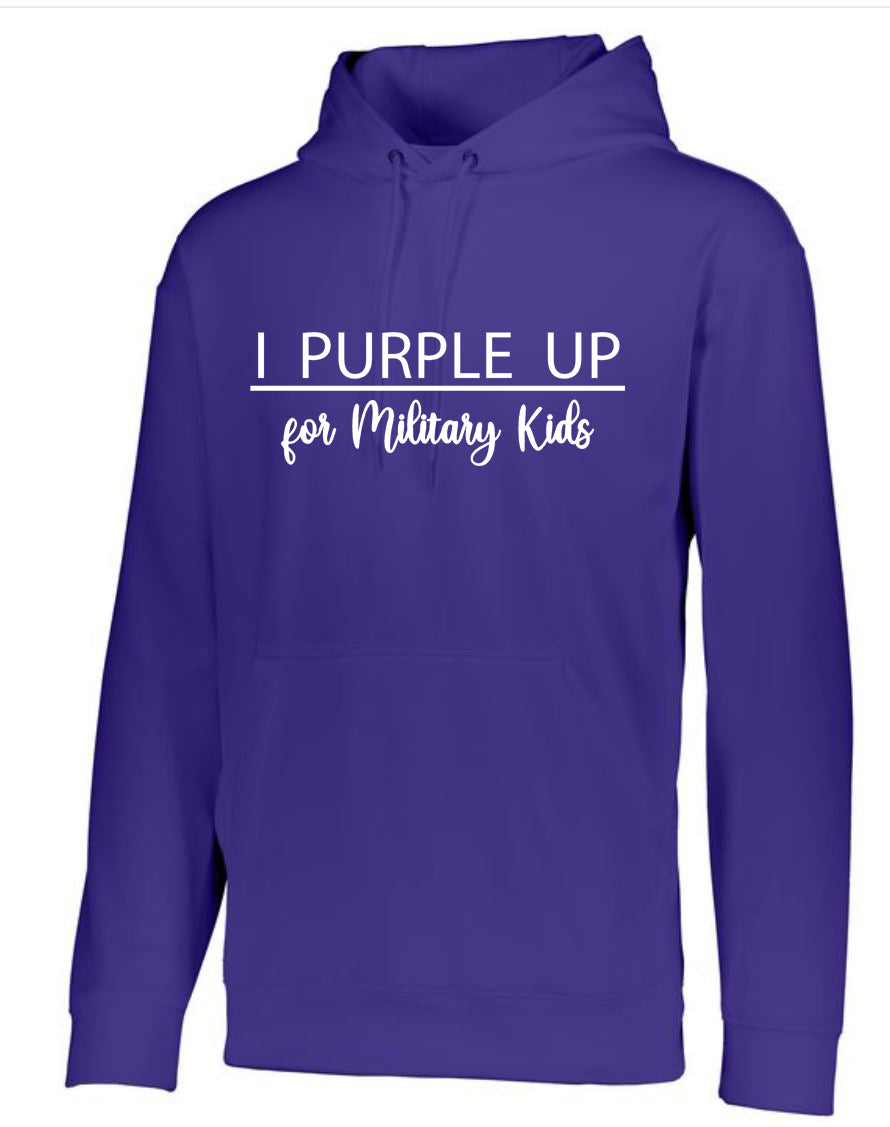 Purple Up - Performance Sweatshirt Hoodie