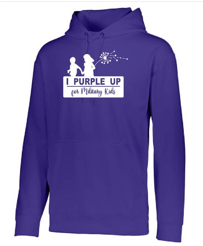 Purple Up - Performance Sweatshirt Hoodie
