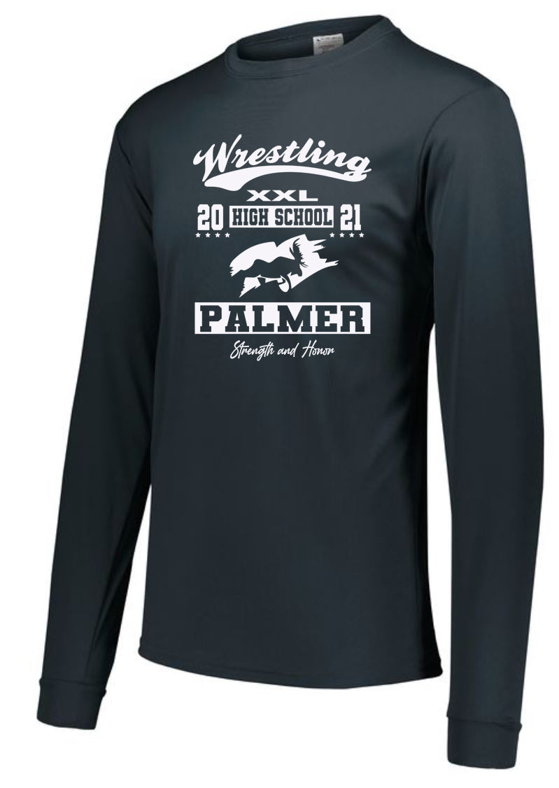 Palmer Wrestling Vintage Moose Logo Warmup Shirt